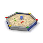 Sandkasten mit 6 Seiten… Sandkasten mit 6 Seiten…