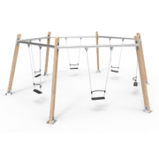 Sechseck_Schaukel_Holz_Jugend