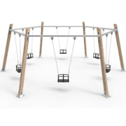 Sechseck_Schaukel_Holz_Kind